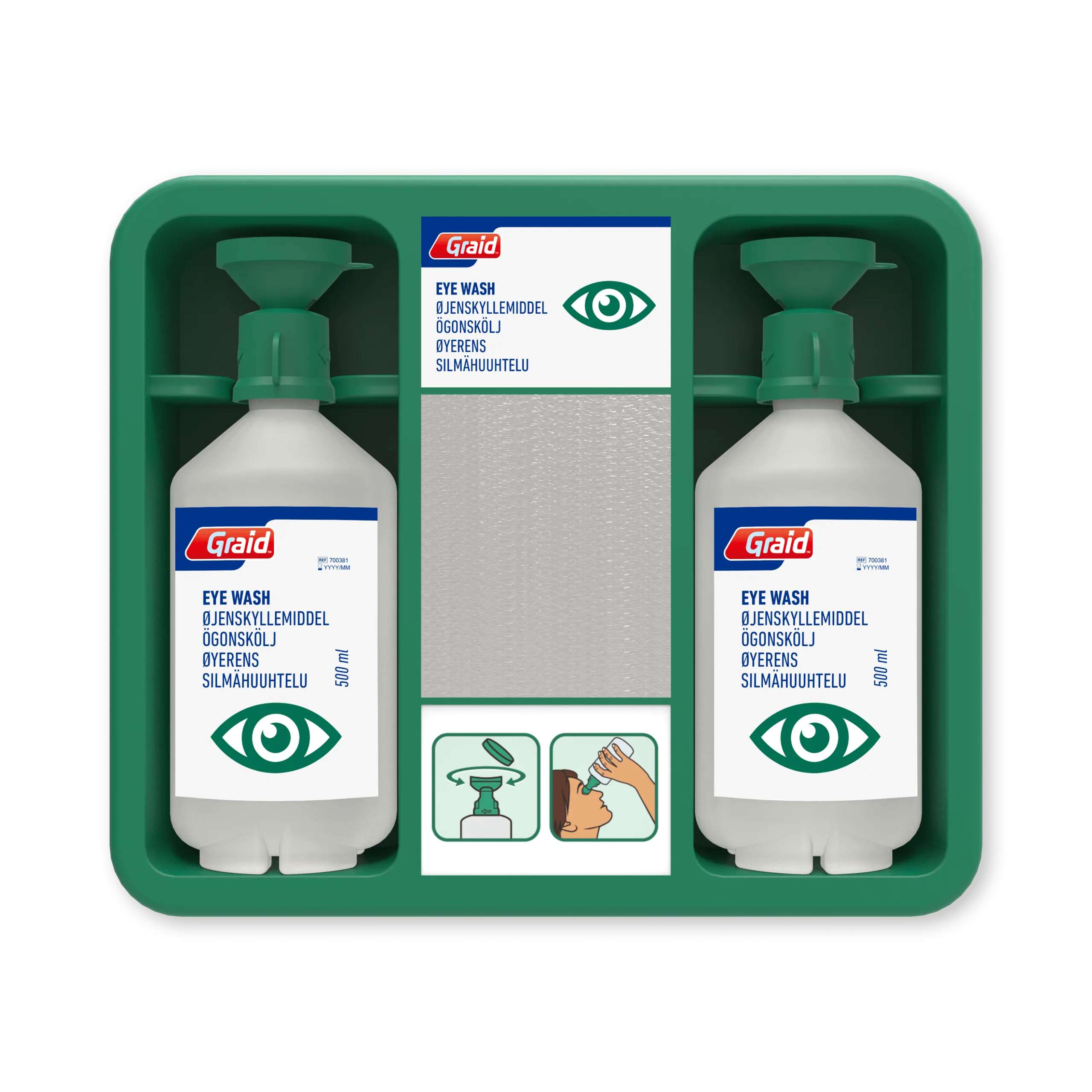 Graid Silmähuuhdepullo 500ml